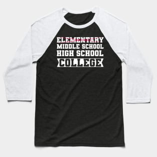 2023 Funny Elementary School Graduation Baseball T-Shirt